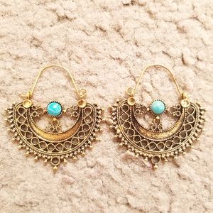 $15 Two Days Only! Gold Plated Statement Earrings